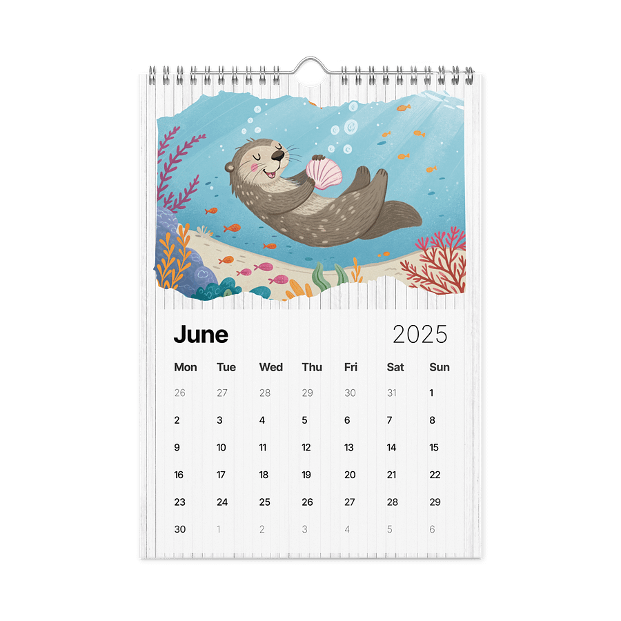 ADORABLE ANIMALS WALL CALENDAR 2026 product image (8)