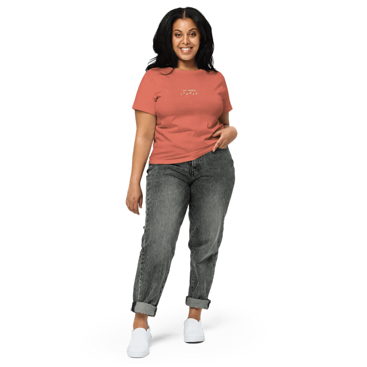 *not* mentally linear (white) embroidered waist length t-shirt product image (22)