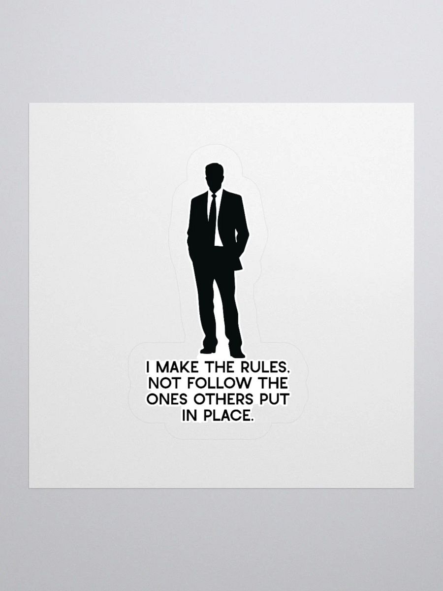 I Make The Rules Sticker product image (1)