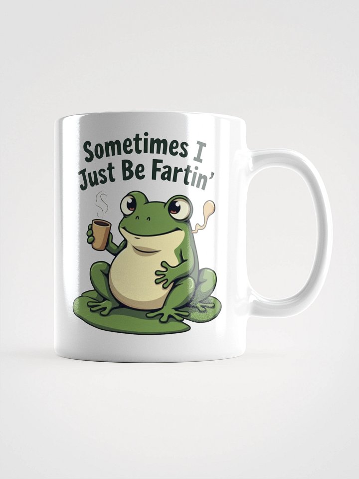 Froggin' Beats White Glossy Mug product image (2)