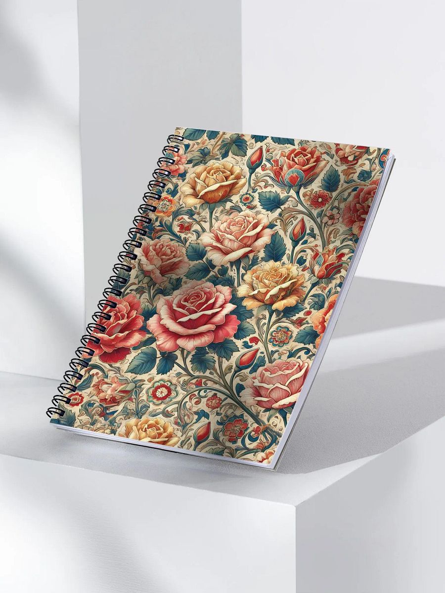 Royal Floral Spiral Notebook product image (3)