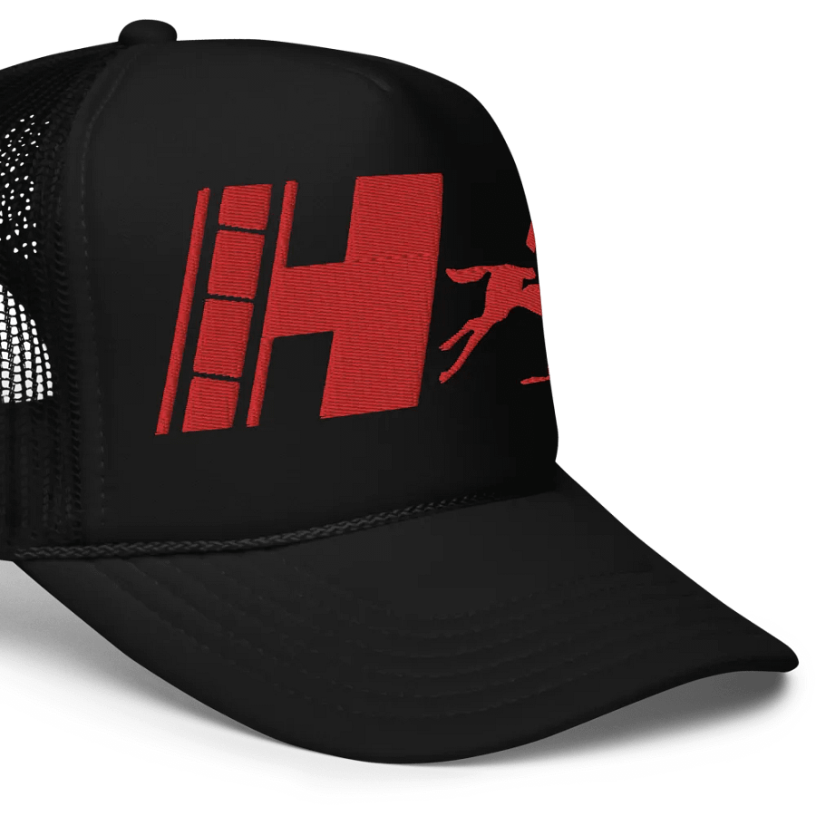 Equestrian Emblem Foam Trucker Hat product image (7)