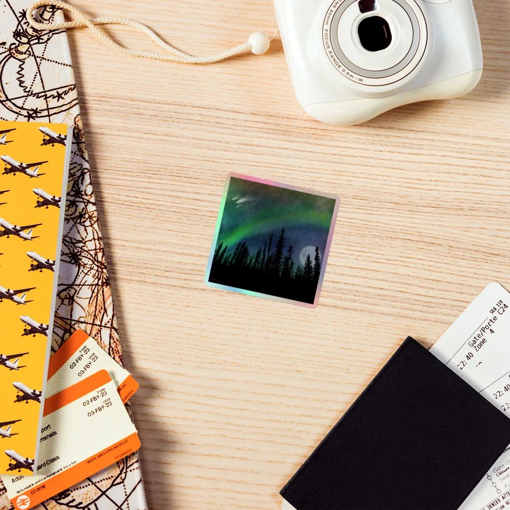 Night Gaze holographic sticker product image (5)