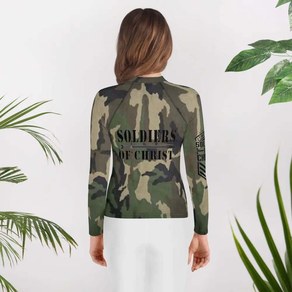 Faithful Camo: Youth Rash Guard - Woodland product image (12)