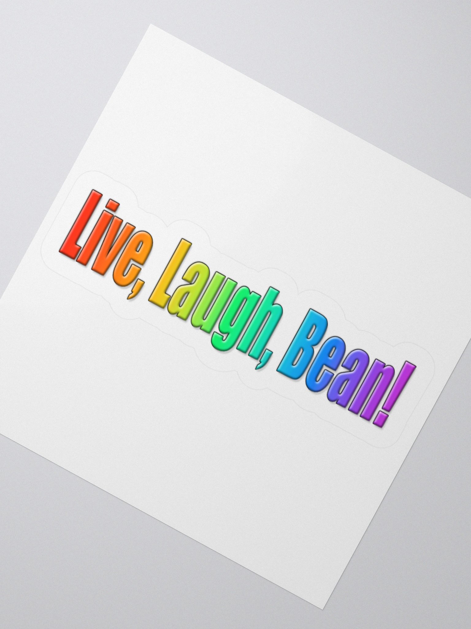 Stick-a-Bean: Live, Laugh, Bean 🏳️‍🌈🫘✨ product image (3)