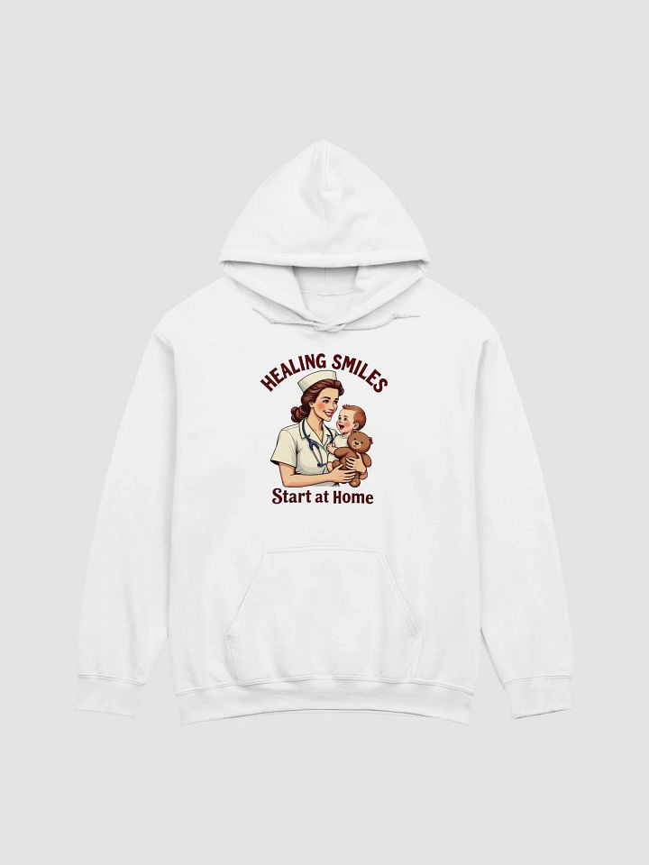 medical moms, dads, Healing Smiles Nurse Hoodie product image (1)