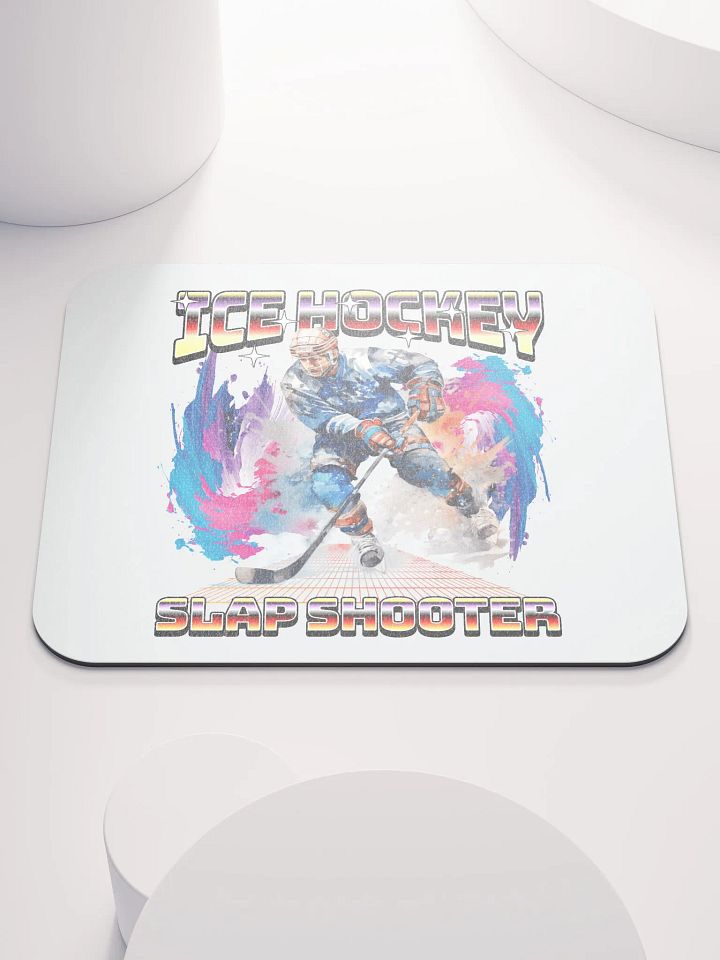 Ice Hockey Slap Shooter Dynamic Mouse Pad product image (1)