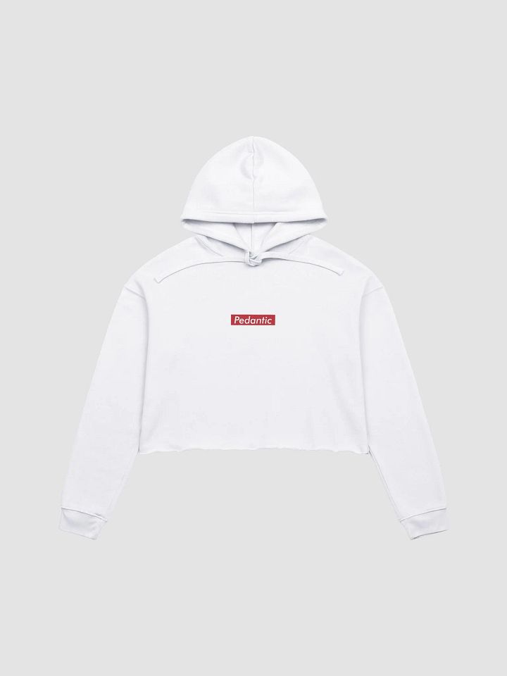 Pedantic Fleece Crop Hoodie product image (33)