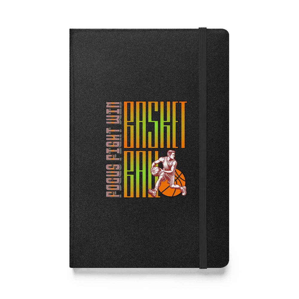 Focus Fight Win Basketball Hardcover Notebook product image (1)