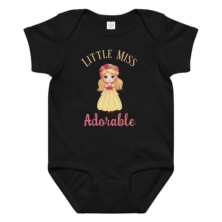 Little Miss Adorable Baby Bodysuit product image (1)