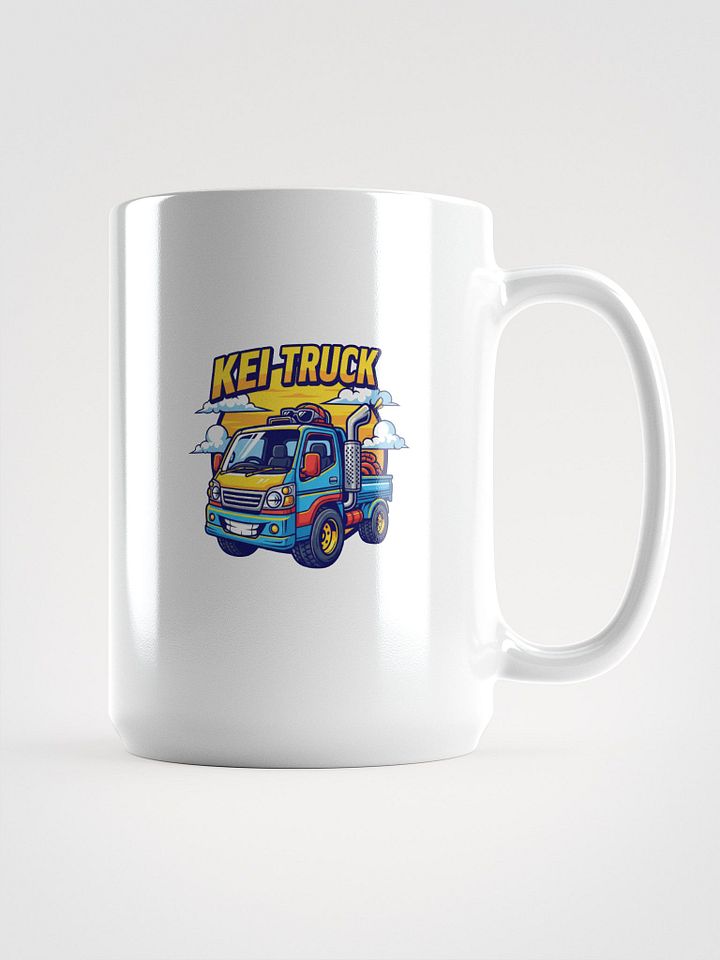 Sunset Kei Truck White Glossy Mug product image (1)