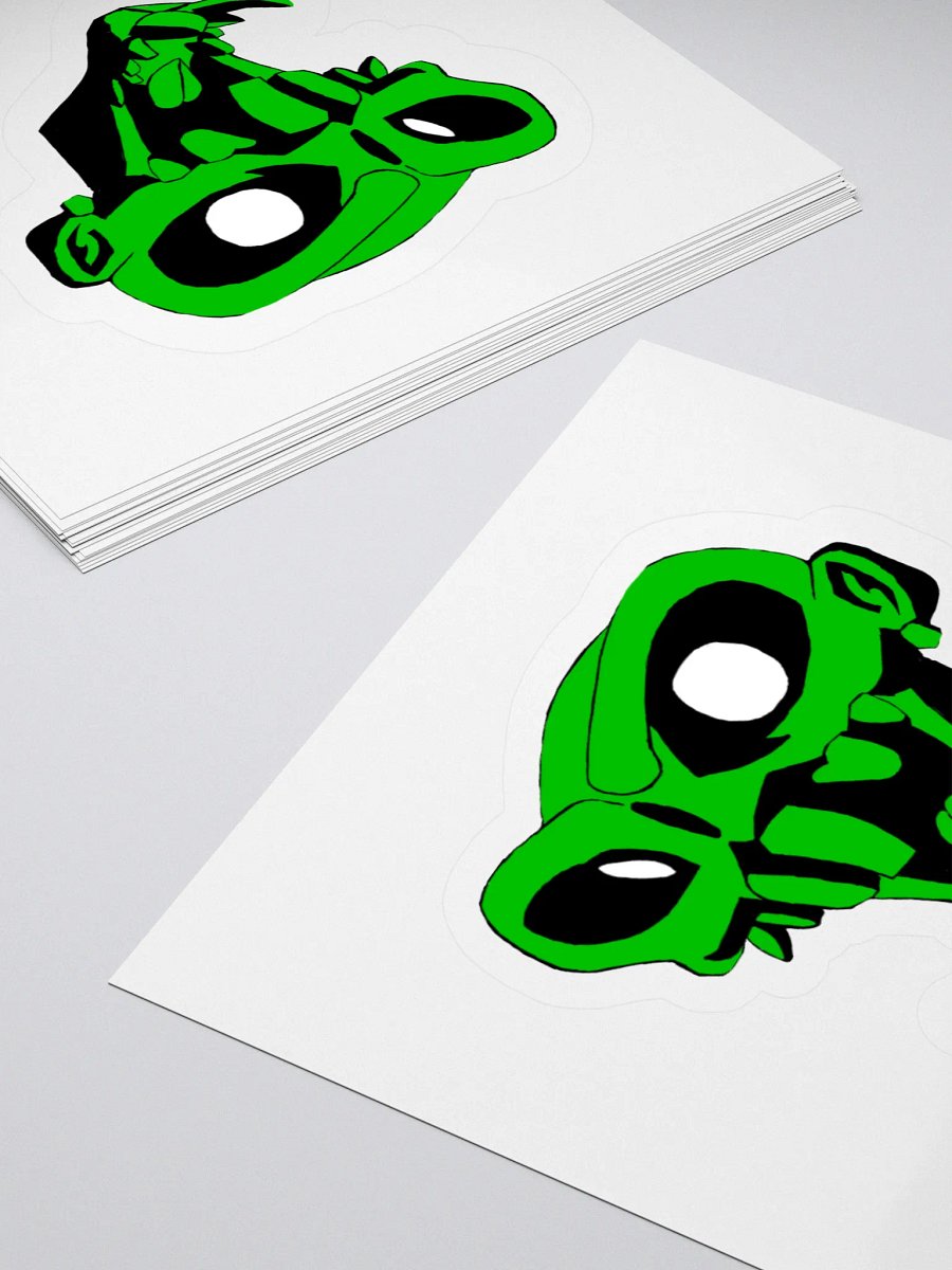 Zombie MonKey Green Sticker product image (11)