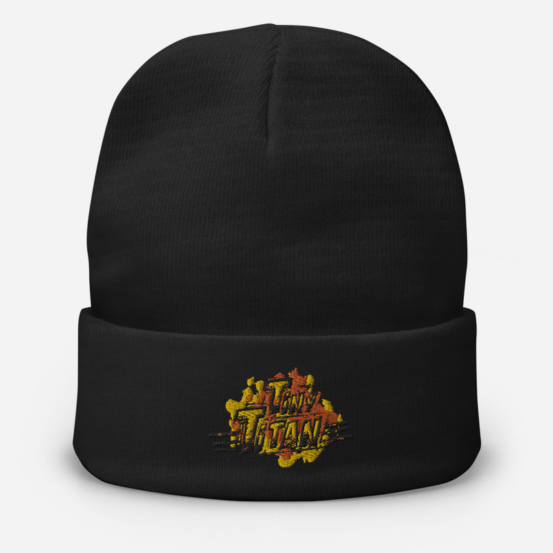 Tiny Titan Splat Embroidered Beanie product image (1)