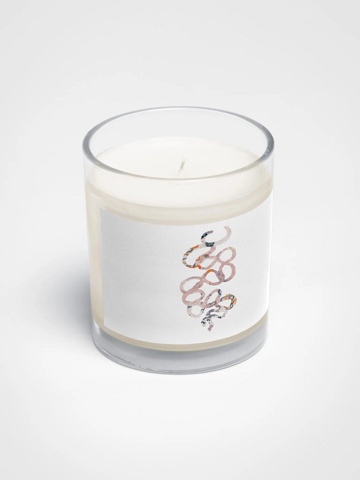 Soy Wax Candle In A Clear Glass Jar Kukulkán product image (2)