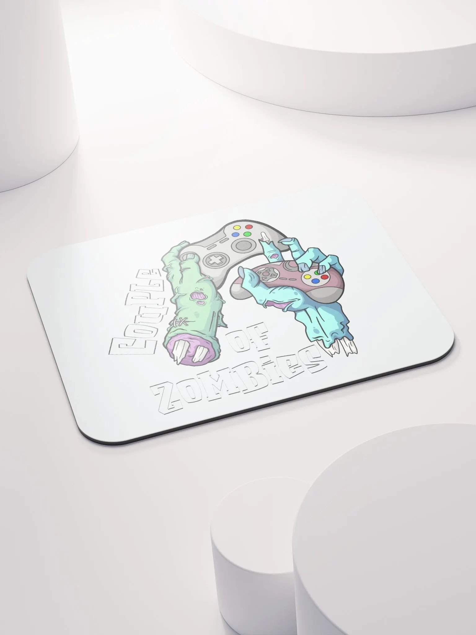 Couple of Zombies Mouse Pad product image (4)