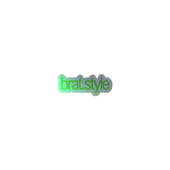 the bratstyle holographic sticker product image (1)