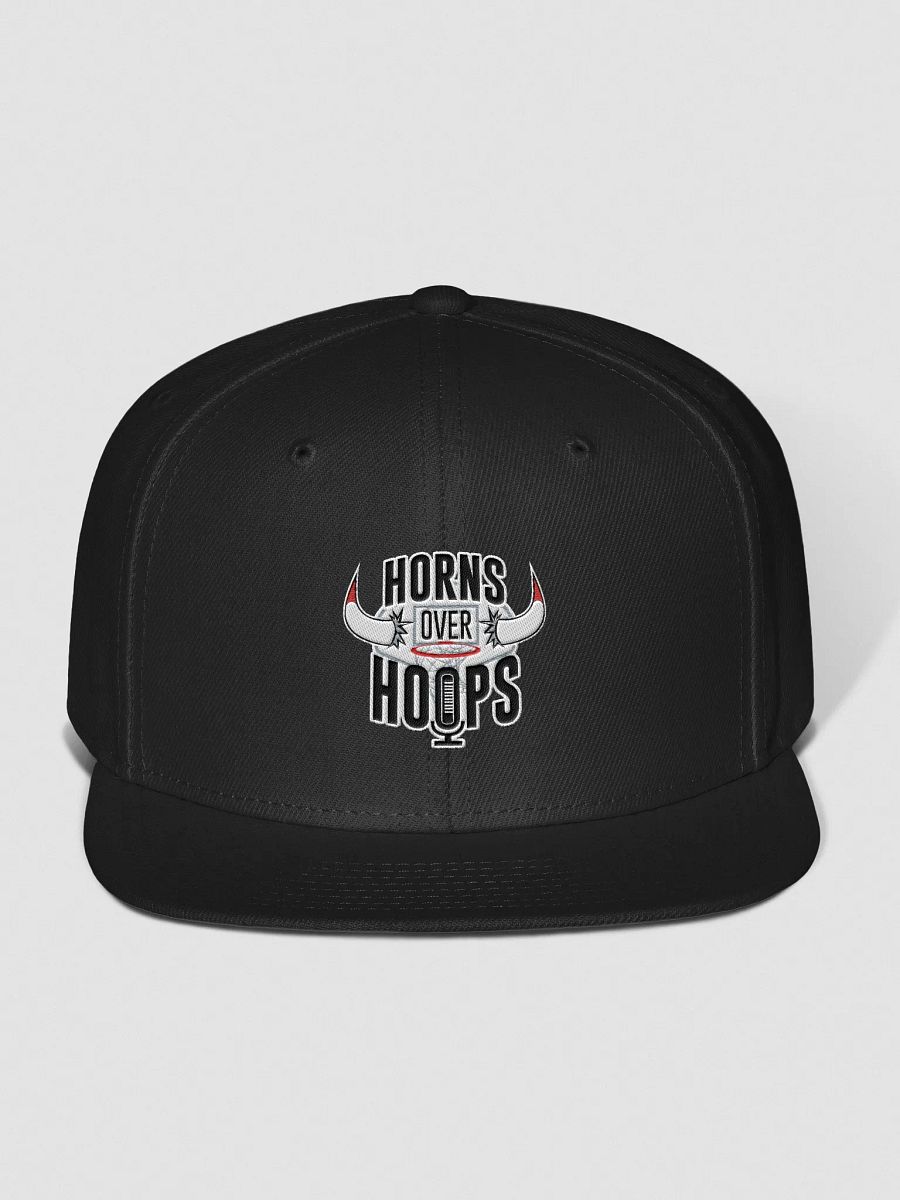 Horns Over Hoops Snapback Cap product image (1)