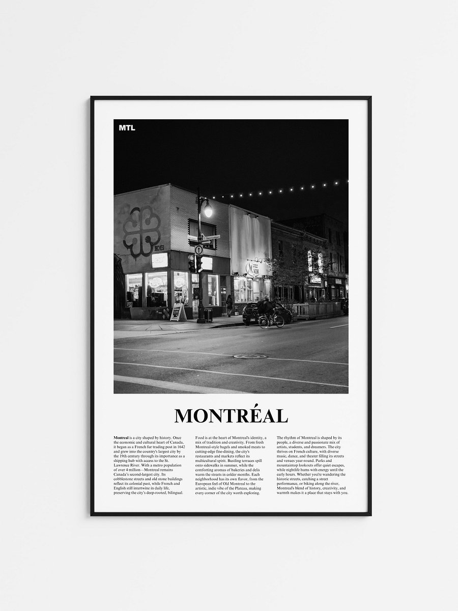 Montreal 02 Newspaper Poster product image (1)