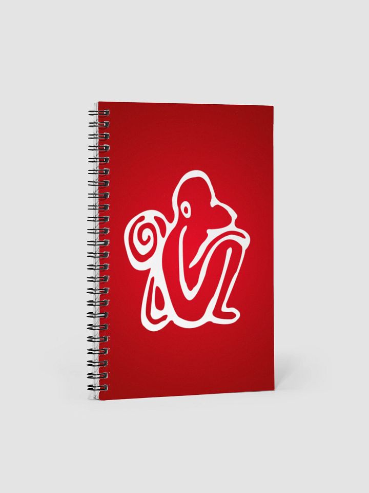 Whimsical New Monkey Spiral Notebook product image (1)