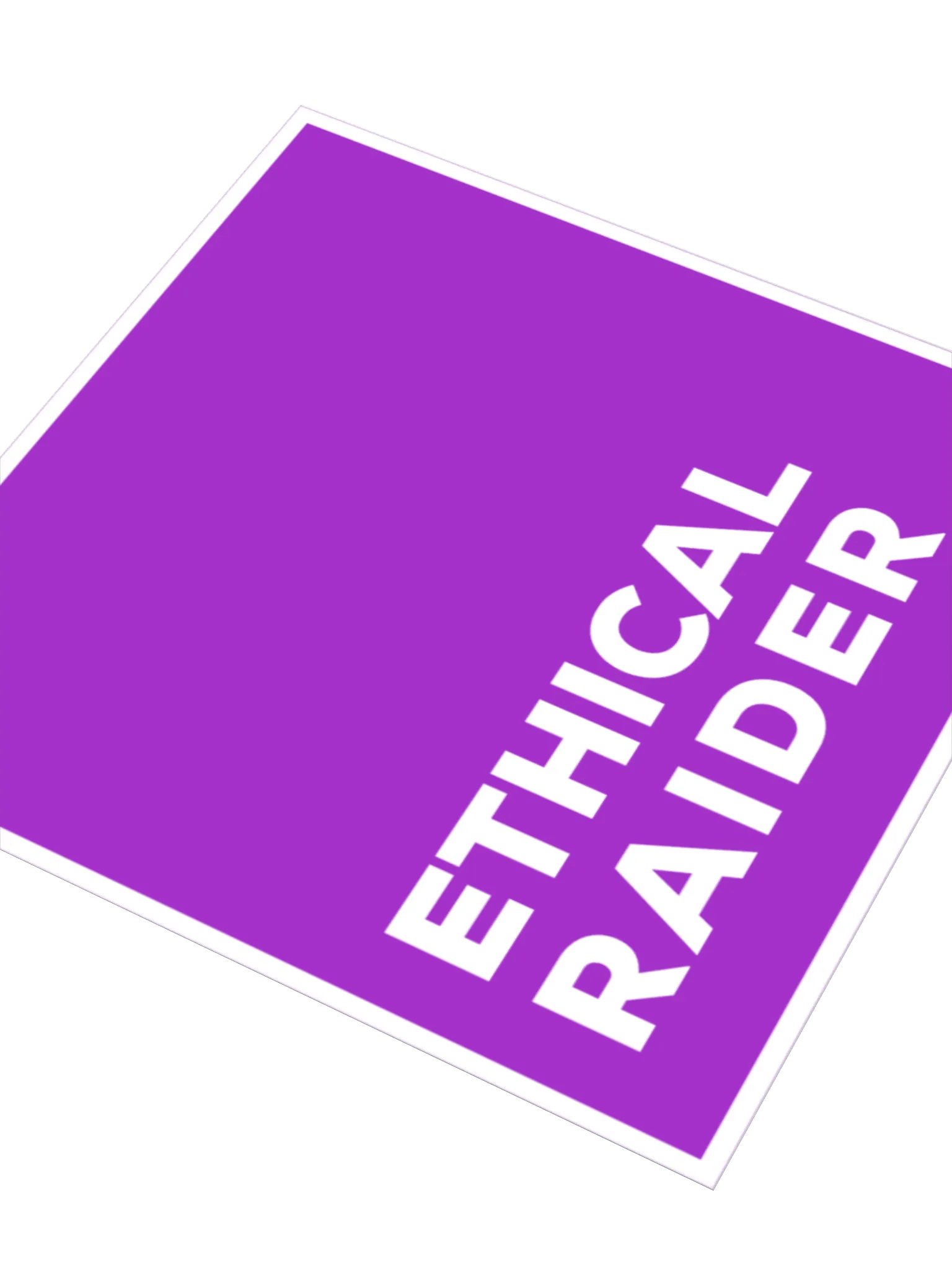 Ethical Raider (DH Purple) Sticker product image (5)