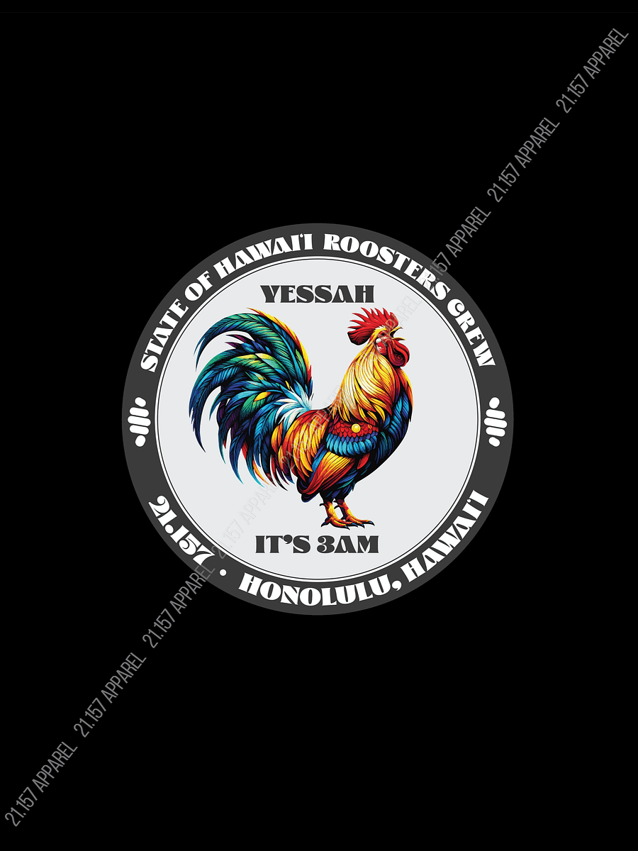 Hawaii Roosters Crew Shirt product image (17)