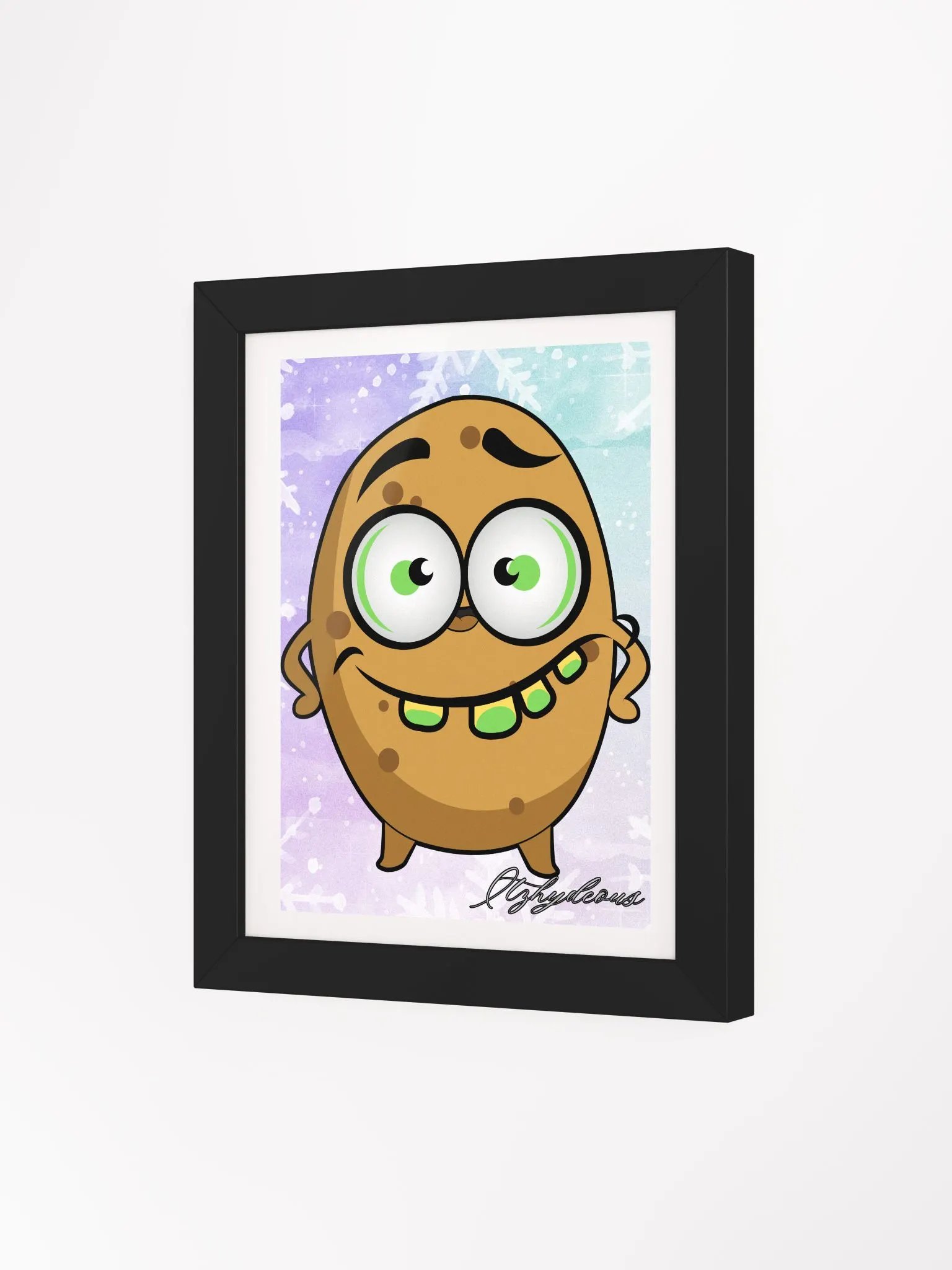 Spudtastic Grin Framed Cartoon Poster product image (3)