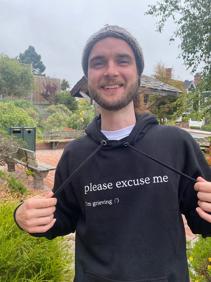 Please excuse me, I'm grieving + Morticai Album Art (hoodie) product image (2)
