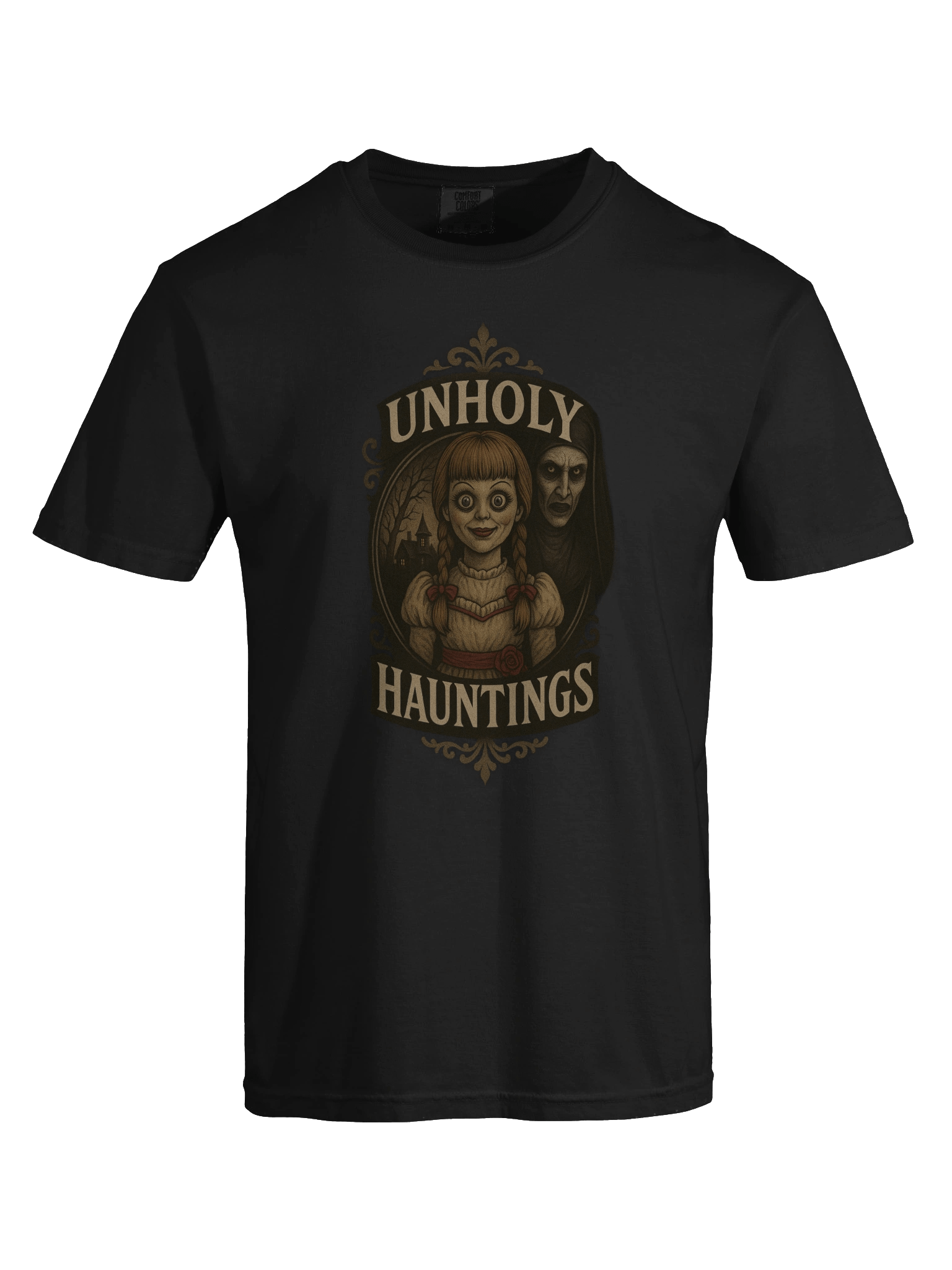 Unholy Hauntings Conjuring Black Tee product image (7)