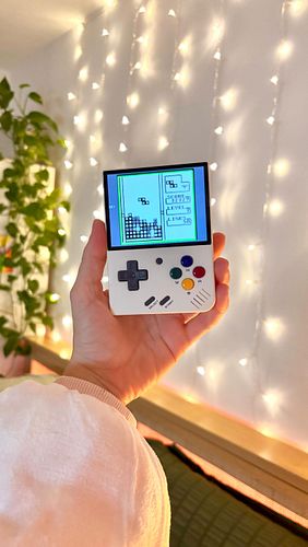 I’m obsessed, this console has over 10K retro games - including classics like mortal combat, tetris and pac-man. 
You can use...