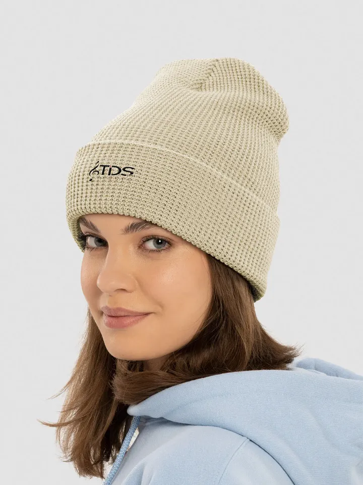 TDS Music Waffle Beanie - Beige, Black, Gray, Red, One Size product image (2)