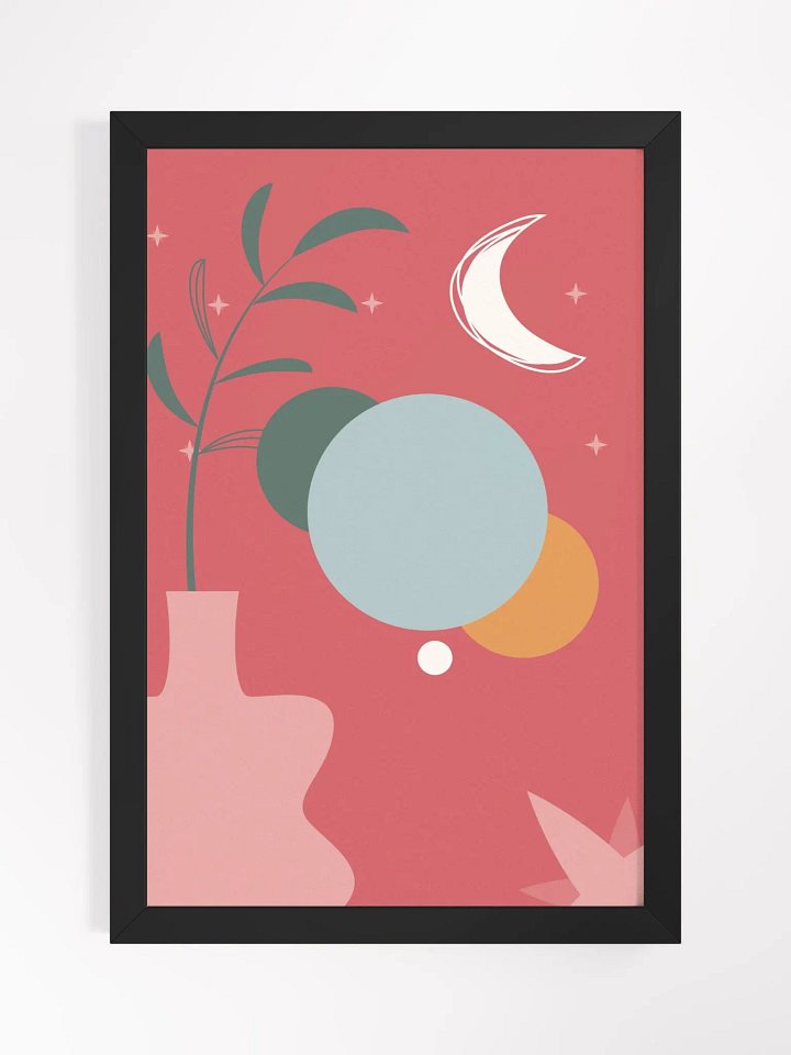 Celestial Botanical Dreams Framed Poster product image (6)