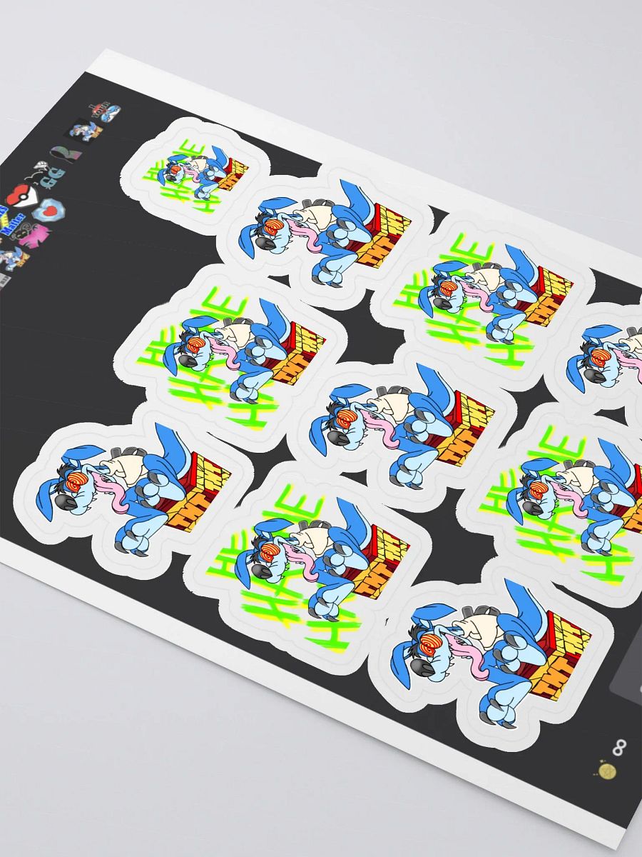 Ripper Roo Crash Bandicoot LMAO/CRAZY emote Sticker Pack (10 pieces) product image (2)