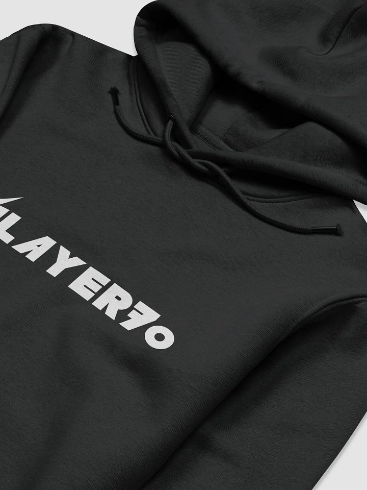 Player7o white logo - Unisex Essential Eco Hoodie product image (1)