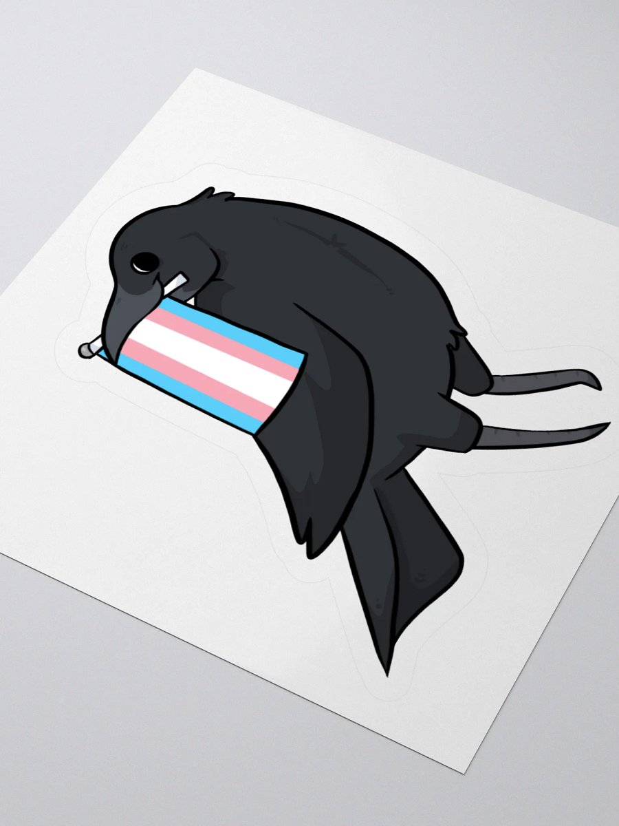 Trans Crow Sticker product image (3)