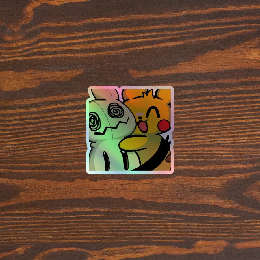 MimChu Emote Holo Sticker product image (5)