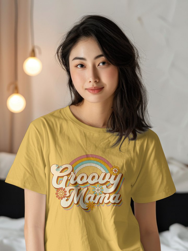 Women's Groovy Mama T-Shirt product image (1)