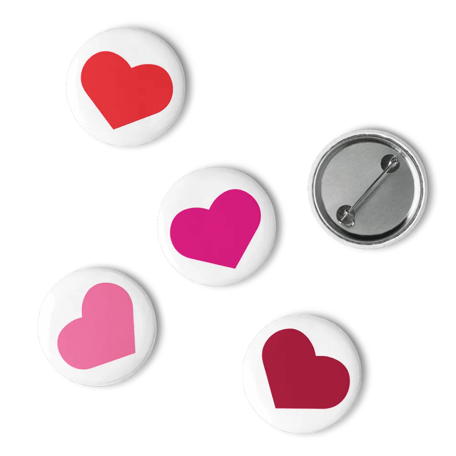 Pin Button's set (heart shades) product image (10)