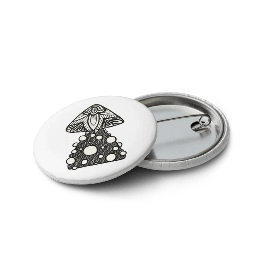 Psychedelic Mushroom Pin Button Set product image (12)