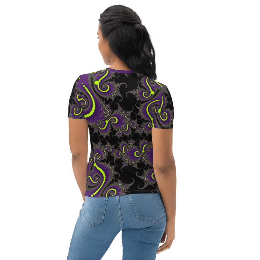 Fractal women's T-shirt - Acid Nights product image (4)