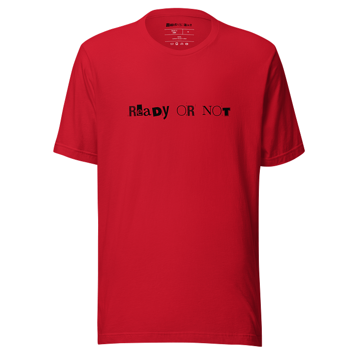 Ready or Not Black Logo Tee product image (1)