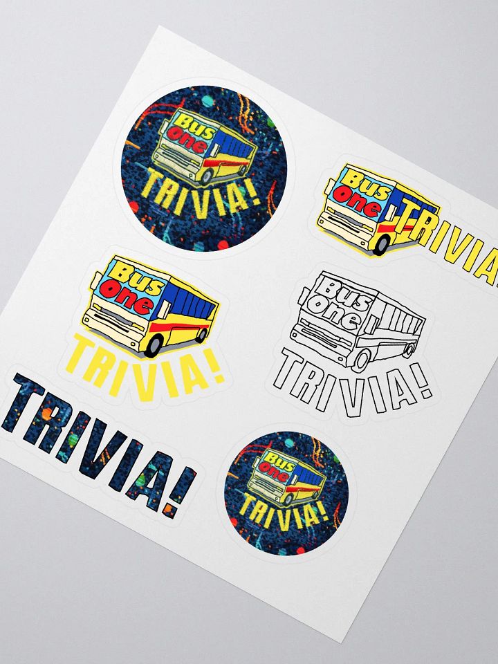 Bus One Trivia Logo Sticker Pack product image (2)