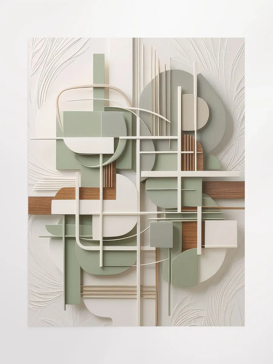 Modern Minimalist Art Poster - v3 - Medium Size 18x24 Inches product image (1)