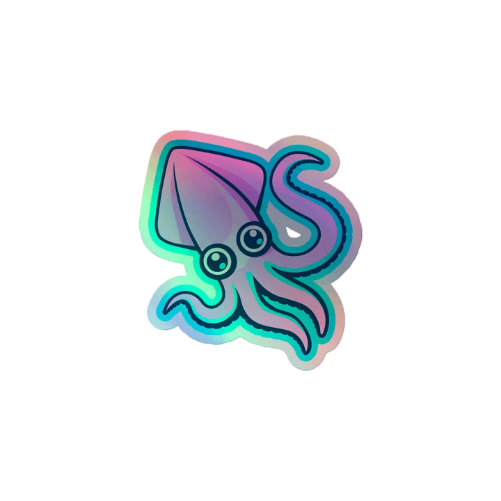 Holographic Sticker 4 - SQUID product image (1)