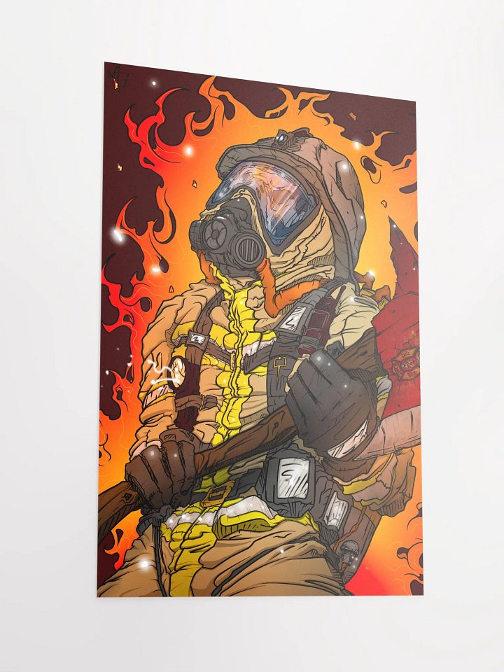 Firemen's Sacrifice Matte Poster Print product image (2)