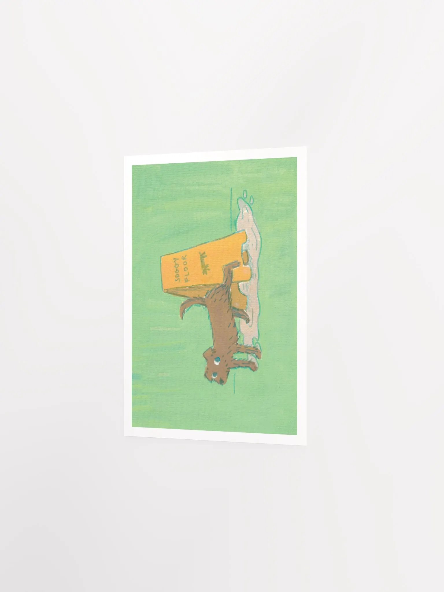 Soggy Dog Art Print product image (3)