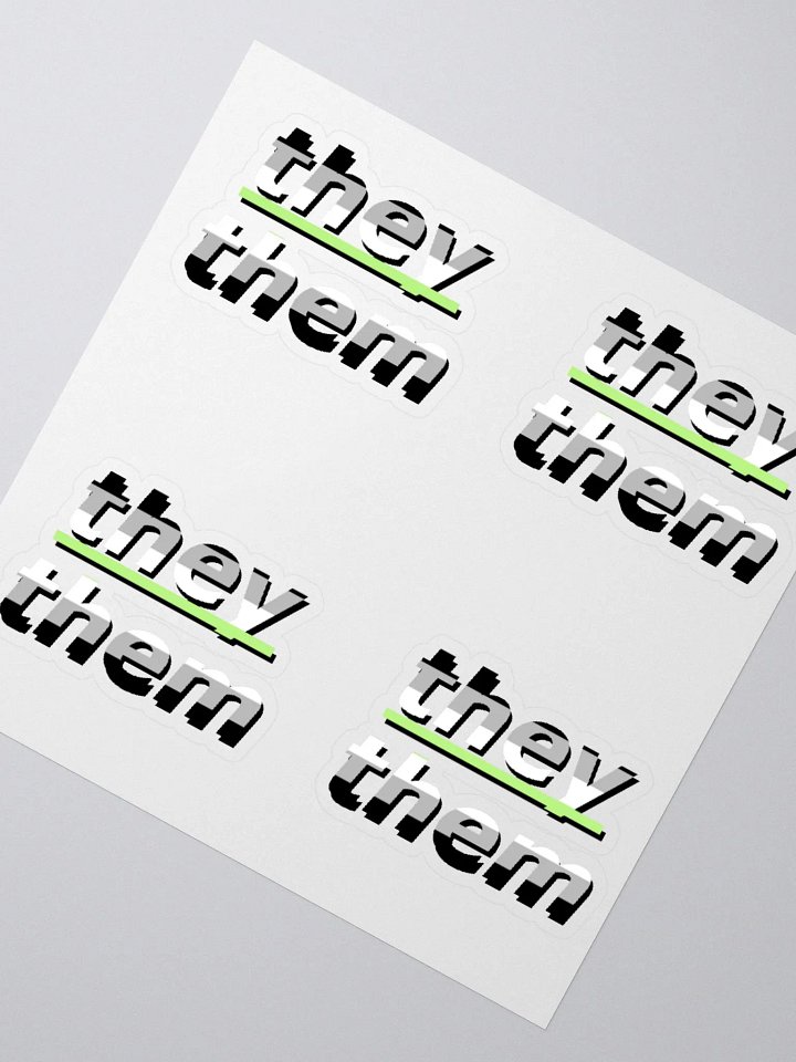 Pronouns: They/Them Agender product image (2)