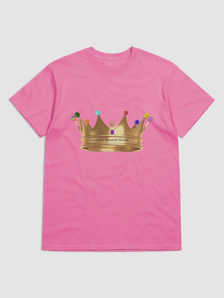 Queendom Beautiful Women Crown Gemstone T-Shirt /A (TM) product image (1)