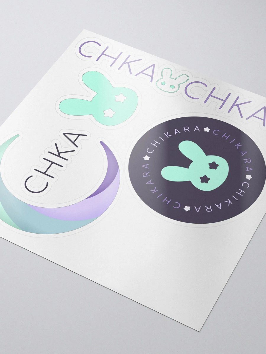 Logo Sticker sheet product image (4)