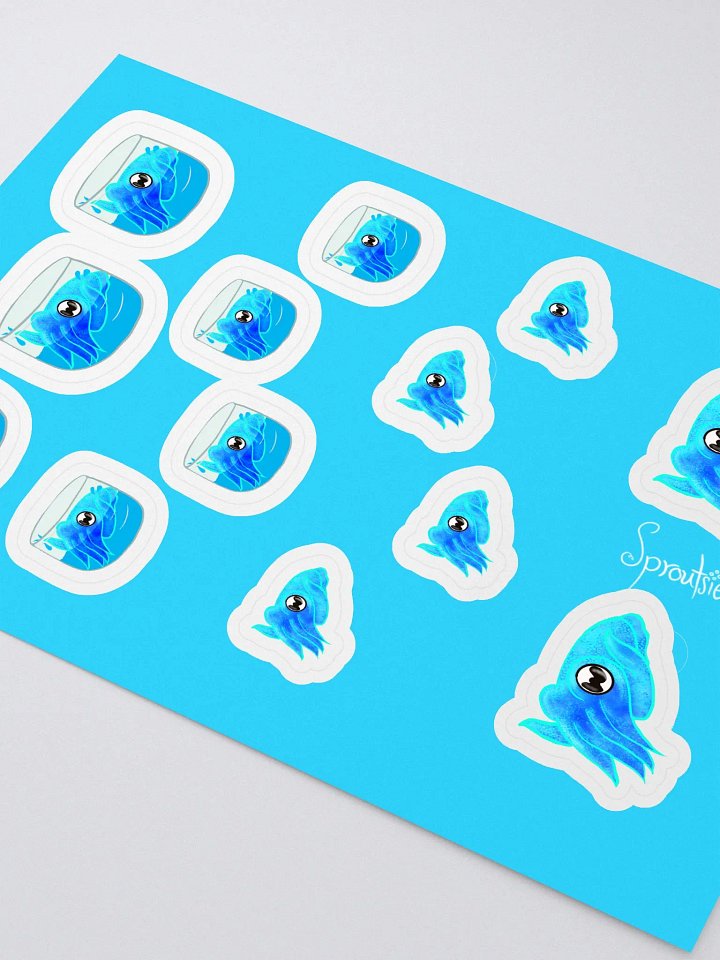 !water Hydrating Cuttlefish Sticker sheet product image (2)
