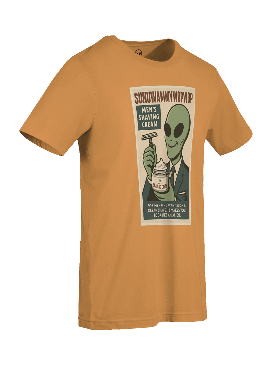 Shaving Cream Roswell Aliens Retro Poster Unisex T-Shirt product image (84)